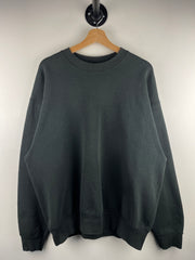 Vintage 90s BVD Heavyweight Blank Black Crewneck