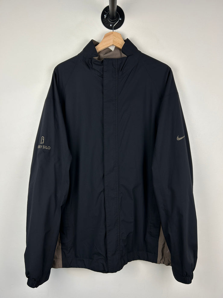Vintage Nike Golf Grey Silo Black & Brown Windbreaker