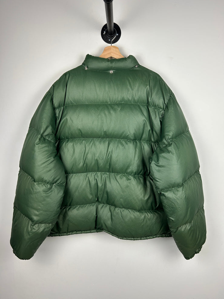 Vintage 80s Walls Down Filled Green Puffer Jacket