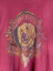 Vintage 90's Golden Retriever Red Tee