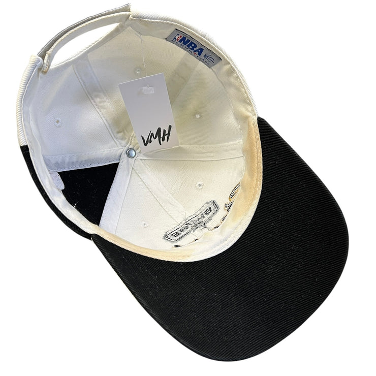 Vintage NBA San Antonio Spurs Champions White Strapback Hat