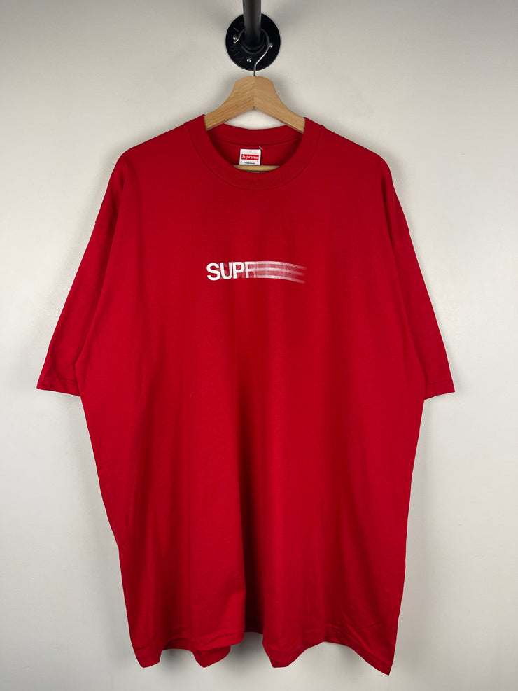 Supreme SS23 Motion Logo Red Tee