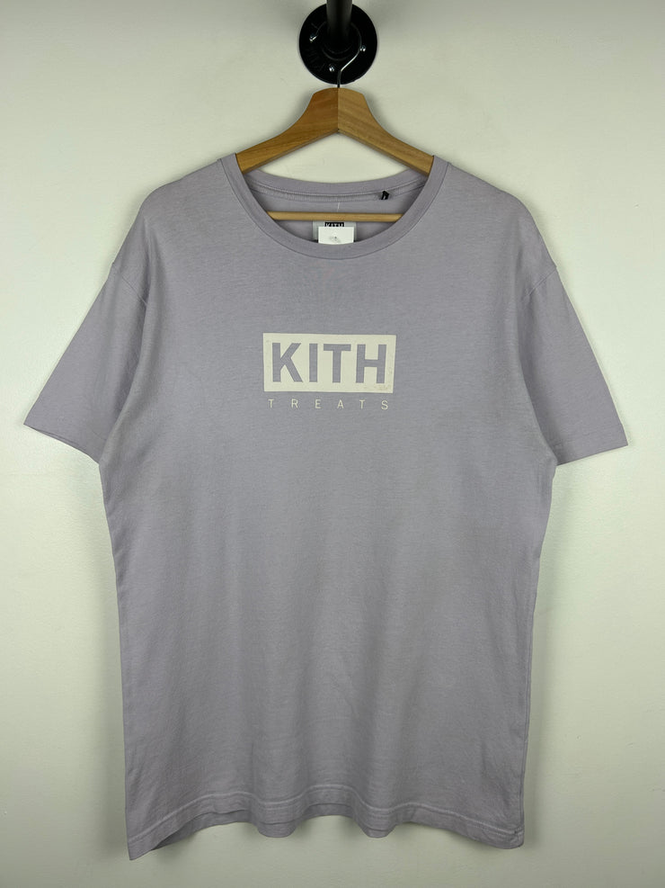 Kith Treats Box Logo Lilac Tee