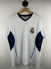 Vintage Real Madrid White Soccer Jersey