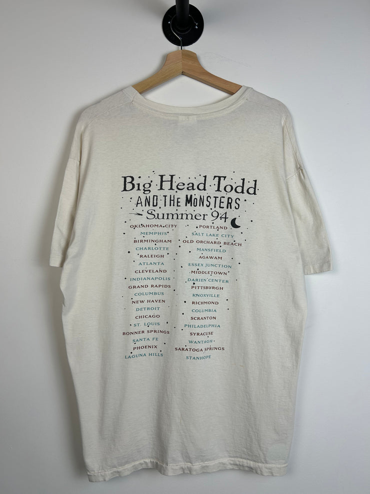 Vintage 1994 Big Head Todd Tour White Tee