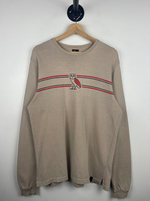 OVO Owl Beige & Red Long Sleeve