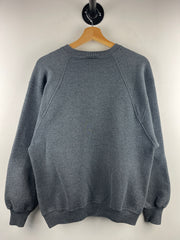Vintage 90s Oswego State University Dark Grey Crewneck