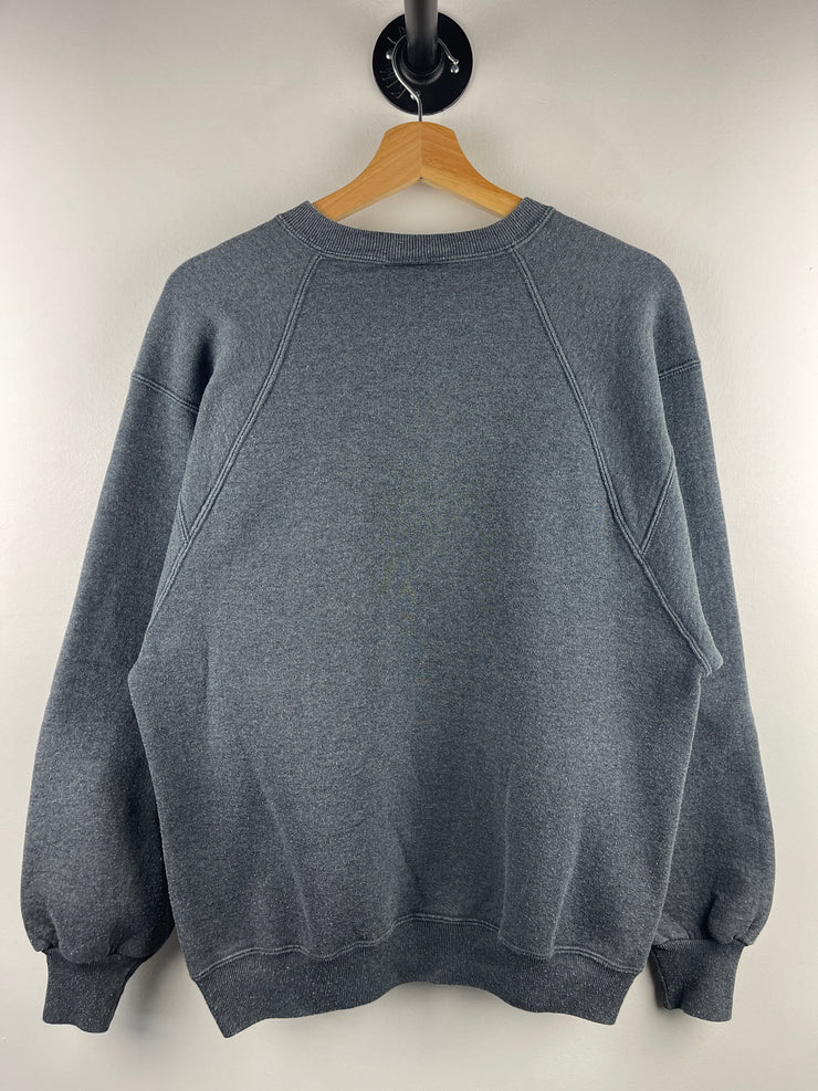 Vintage 90s Oswego State University Dark Grey Crewneck