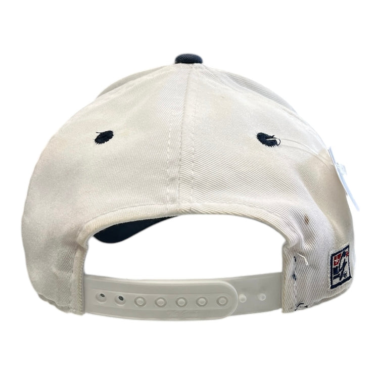 Vintage 90s The Game University Of UCONN White Snapback Hat