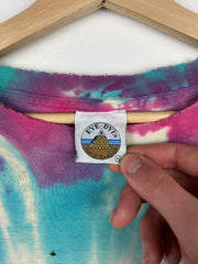 Vintage 90s Shroomarama Mushrooms Drug Parody Tie Dye Tee