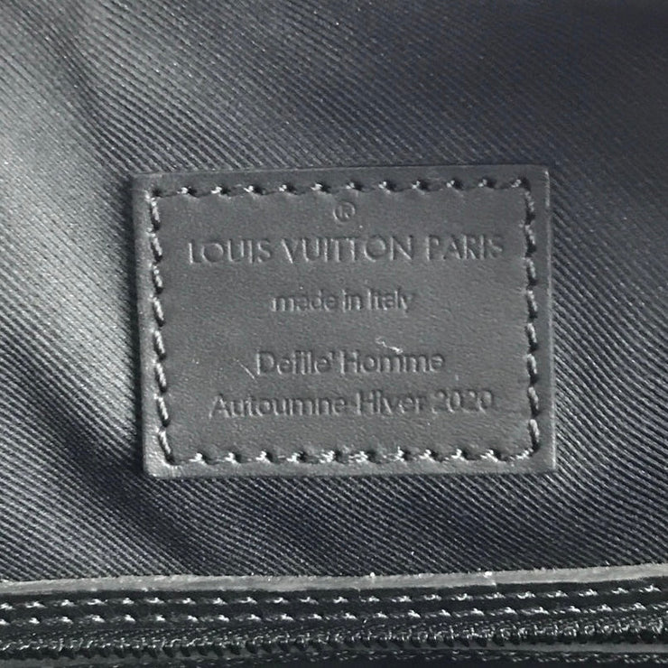 Louis Vuitton Multi Pocket Keep-All 50 Bandouliere Monogram Tuffetage Black Duffle Bag