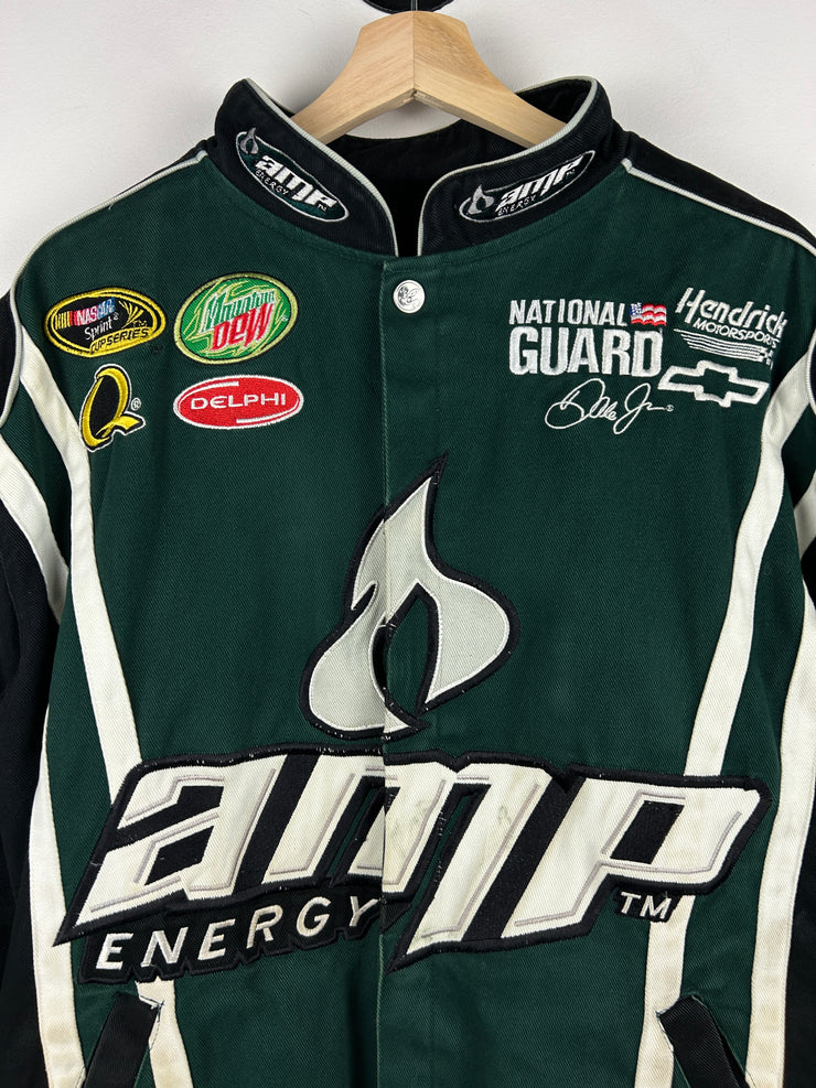 Vintage Nascar Chase Dale Jr AMP Energy Green Racing Jacket