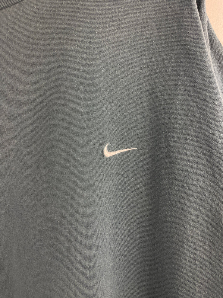Vintage Nike Mini Swoosh Steel Blue Tee