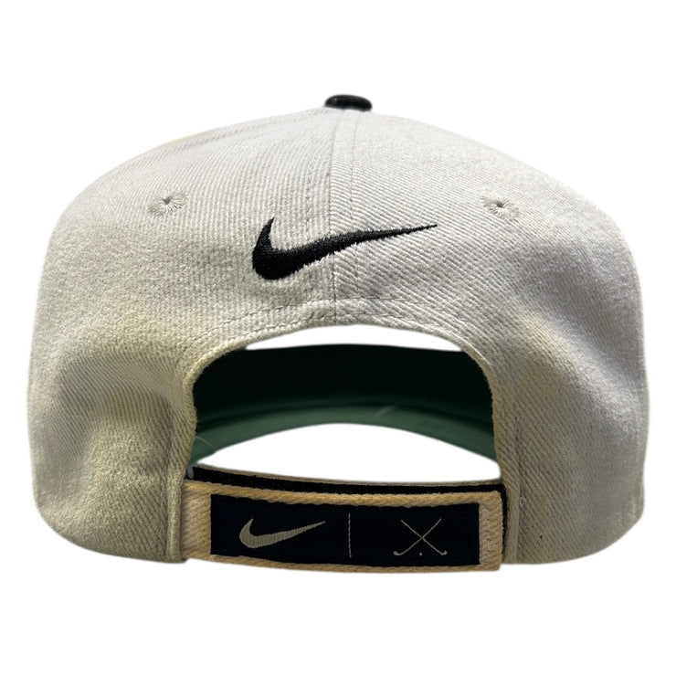 Vintage Nike Golf Swoosh Black & White Strapback Hat