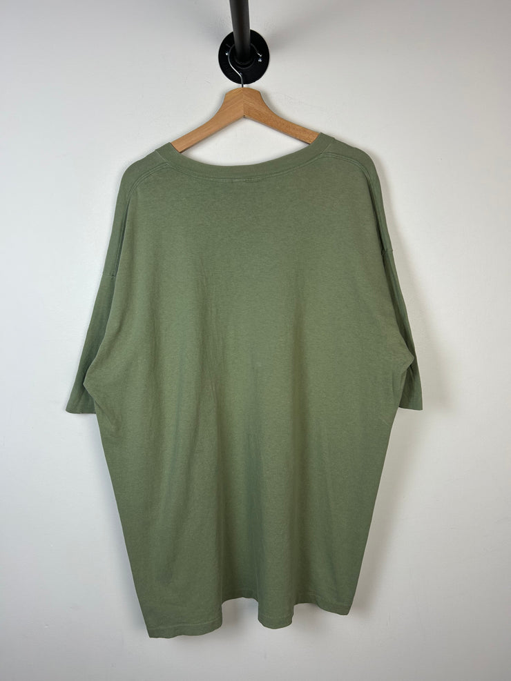 Vintage 90s Van Heusen Baseball Sage Green Tee