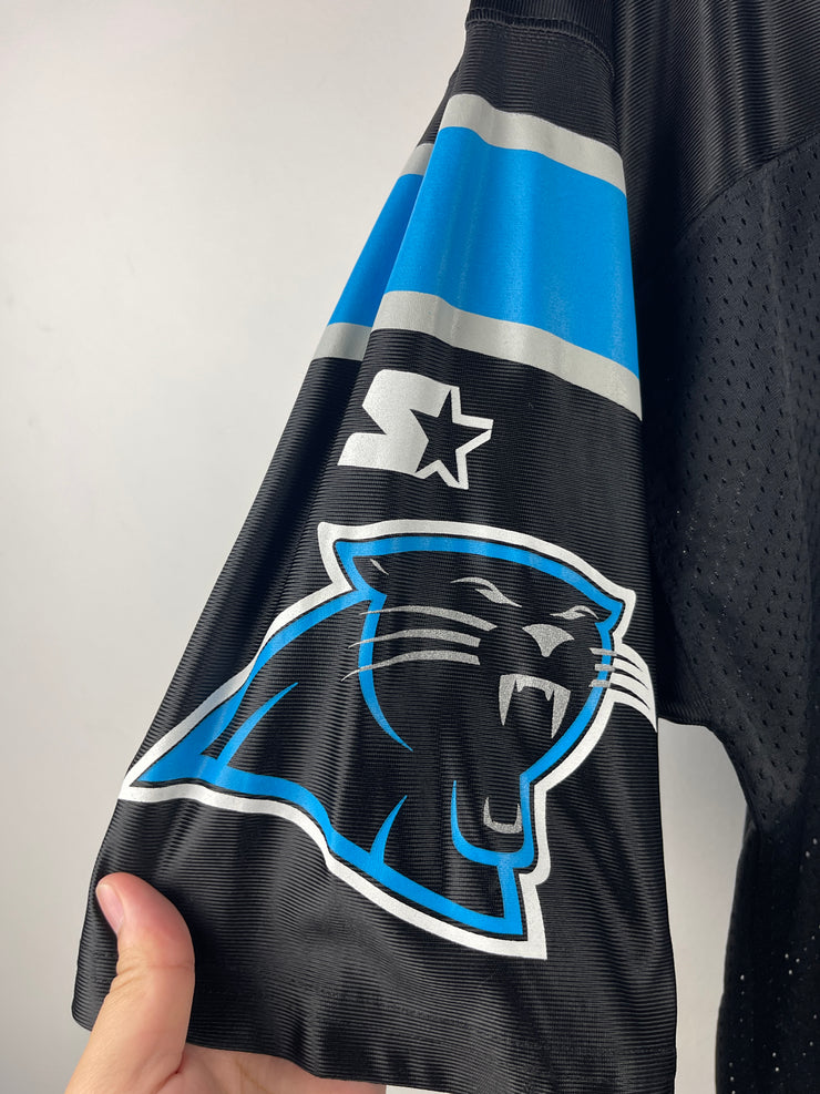 Vintage 90s NFL Starter Carolina Panthers Greene Black Football Jersey