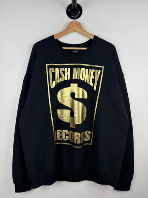 Cash Money Records Black Crewneck