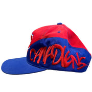 Vintage 90's Logo 7 Montreal Canadiens Graffiti Spell Out Snapback Hat