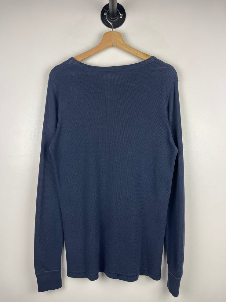 Vintage Chevrolet Trucks Navy Thermal Long Sleeve