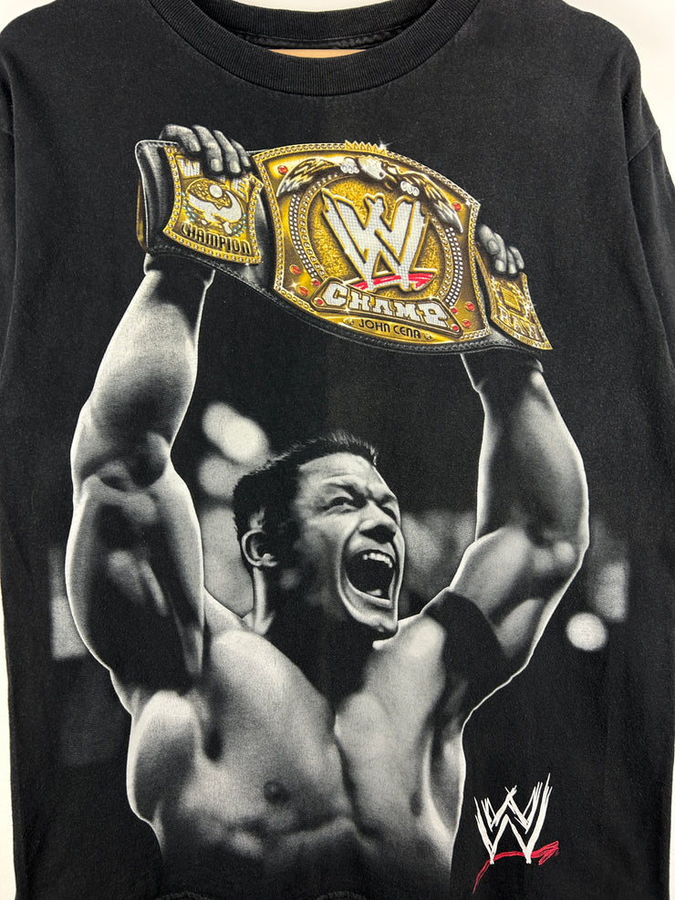 Vintage 2006 WWE John Cena Champion Black Tee