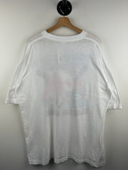 Vintage 90s MLB Toronto Blue Jays VS Montreal Expos Canada Day Clash White Tee
