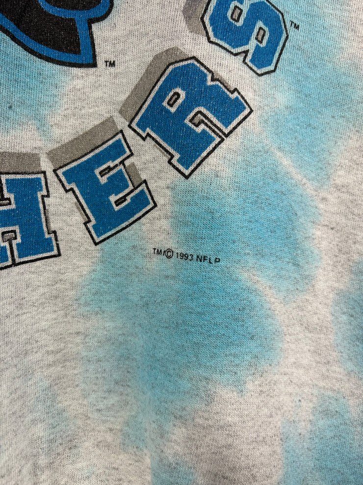 Vintage 1993 Carolina Panthers Tie Dye Crewneck