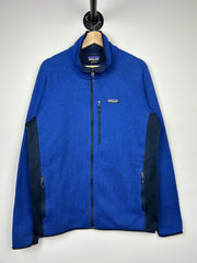 Vintage Patagonia Blue Fleece Zip Up Sweater