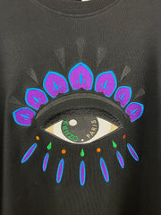 Kenzo Eye Embroidered Black Crewneck