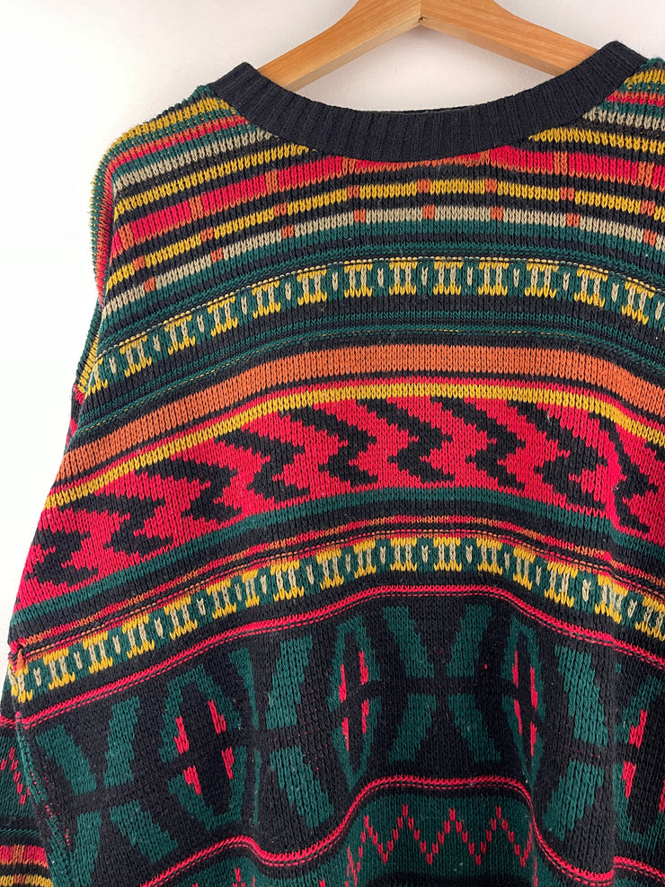 Vintage Carolina Colours 3D Knit Sweater