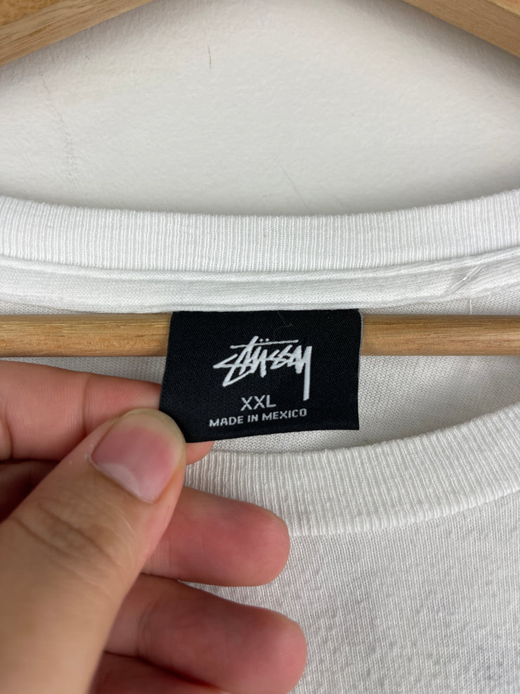 Stussy Air Brush Joker White Tee
