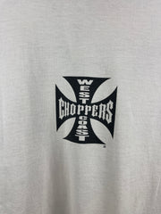 Vintage West Coast Choppers Long Beach White Tee