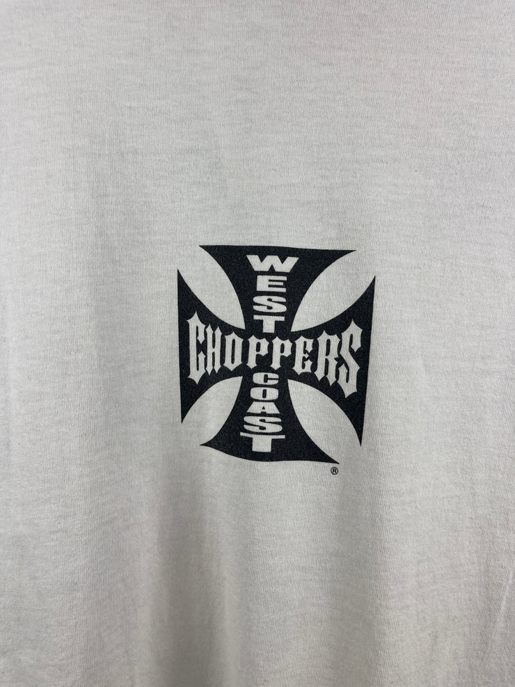 Vintage West Coast Choppers Long Beach White Tee