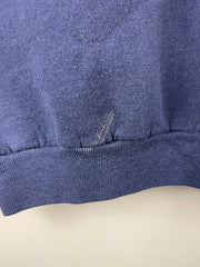 Vintage 80s Deer Nature Faded Navy Crewneck