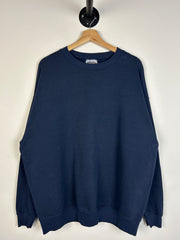 Vintage 90's Lee Essential Faded Navy Crewneck