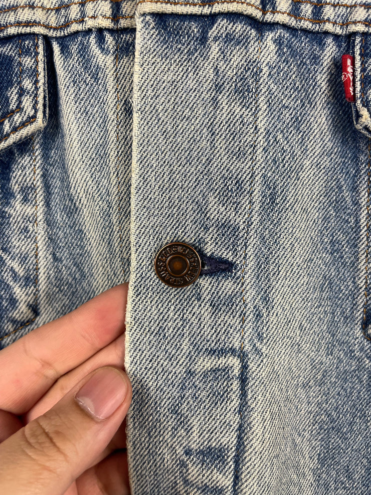Vintage 90s Levis Faded Blue Denim Jacket