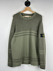 Stone Island Olive Knit Sweater