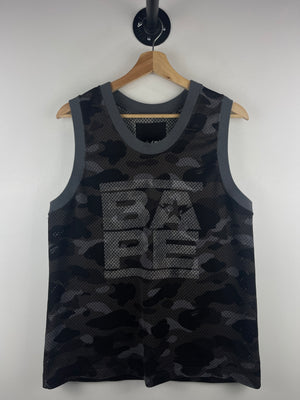 Bape Busy Works Black Camo Basketball Jersey