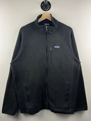 Vintage Patagonia Fleece Black Zip Up Sweater