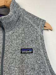 Vintage Patagonia Grey Fleece Zip Up Vest