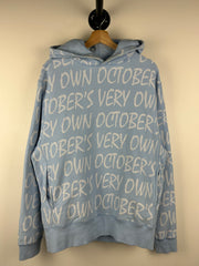 OVO W.T.T.F. Repeat Baby Blue Hoodie