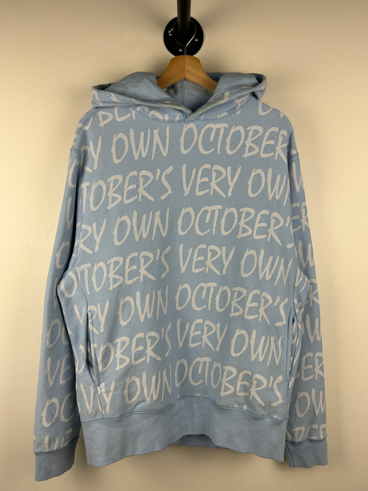 OVO W.T.T.F. Repeat Baby Blue Hoodie