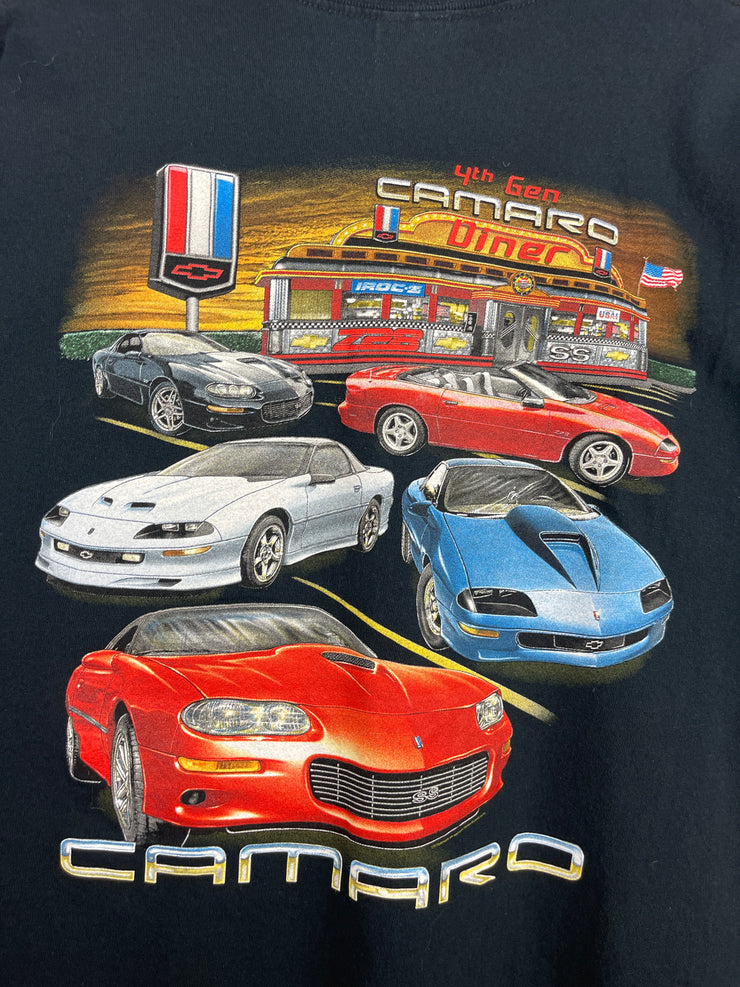 Vintage Chevrolet Camaro 4th Gen Diner Black Tee