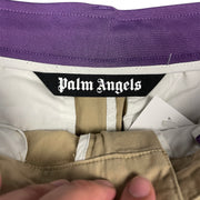 Palm Angels Angels Beige & Purple Track Pants