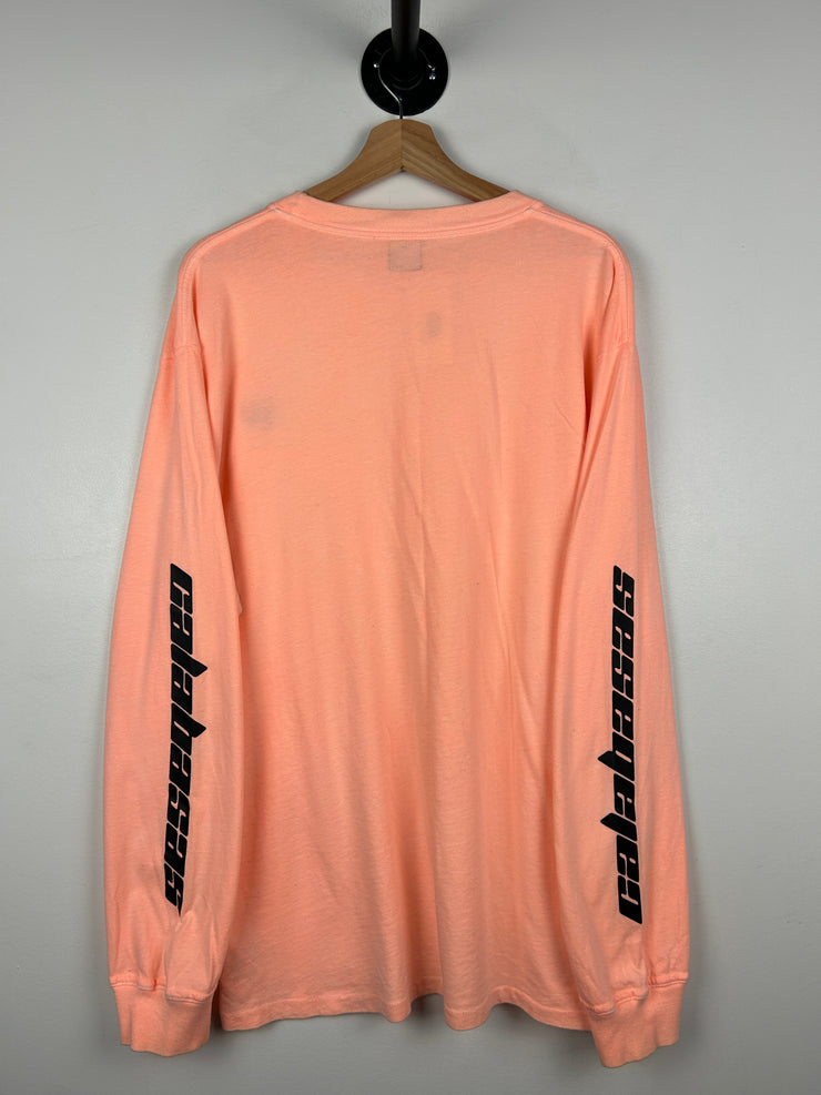 Adidas Yeezy Calabasas Neon Orange Long Sleeve
