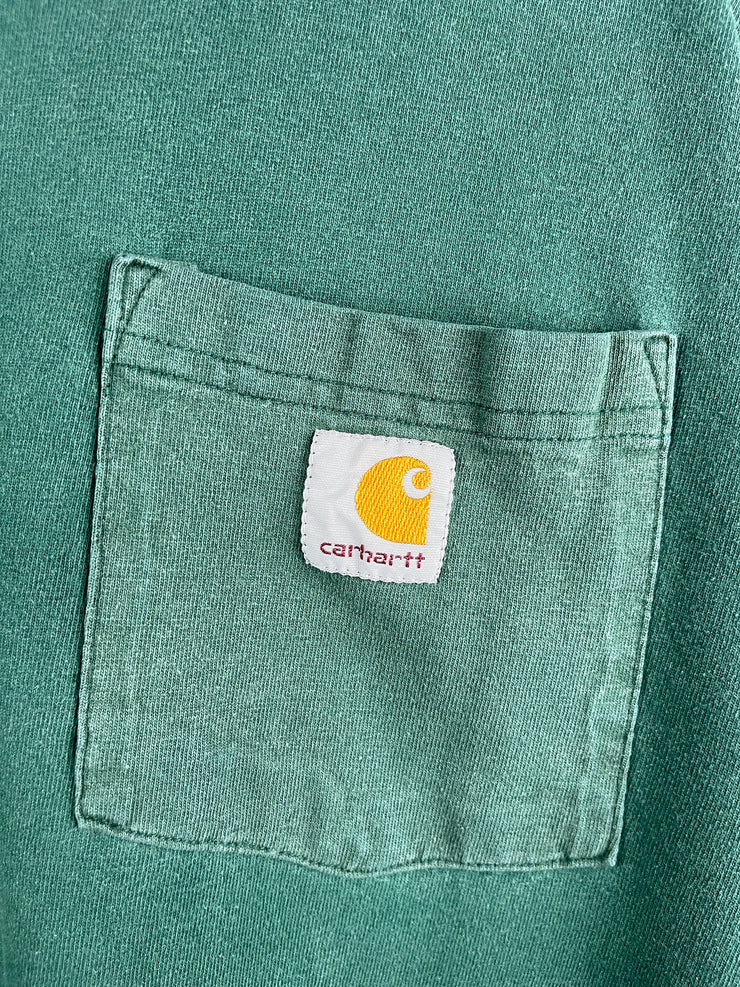 Vintage Carhartt Green Pocket Tee