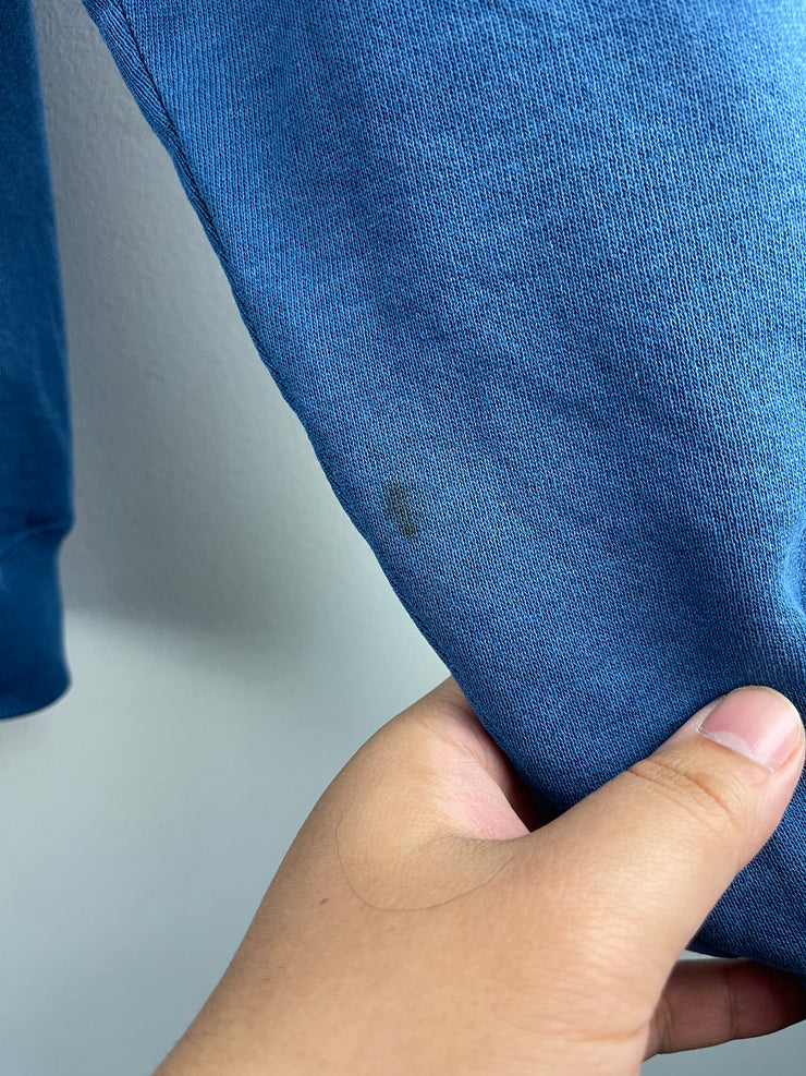 Vintage 90s Russell Athletic Blank Blue Crewneck