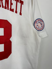Vintage Nike Lou Gehrig Daun-Barnett White Baseball Jersey