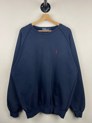Vintage 90s Polo Ralph Lauren Navy Crewneck
