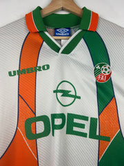 Vintage 1994-1996 Umbro Republic Of Ireland Away Soccer Jersey