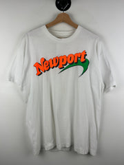Vintage 90s Newport Smokes White Tee
